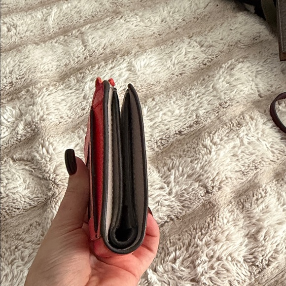 No callouts Kate Spade Red Leather Wallet with Gold Accents - Picture 11 of 12